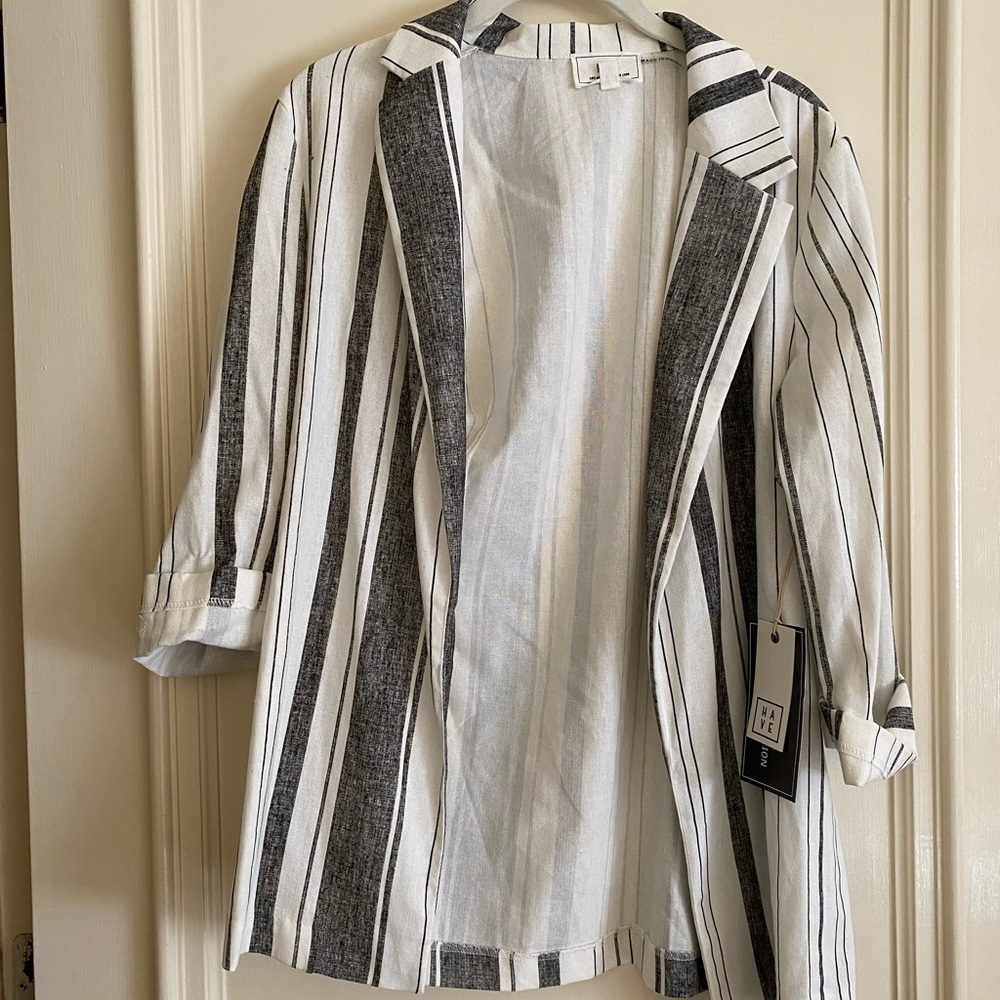 Striped blazer
